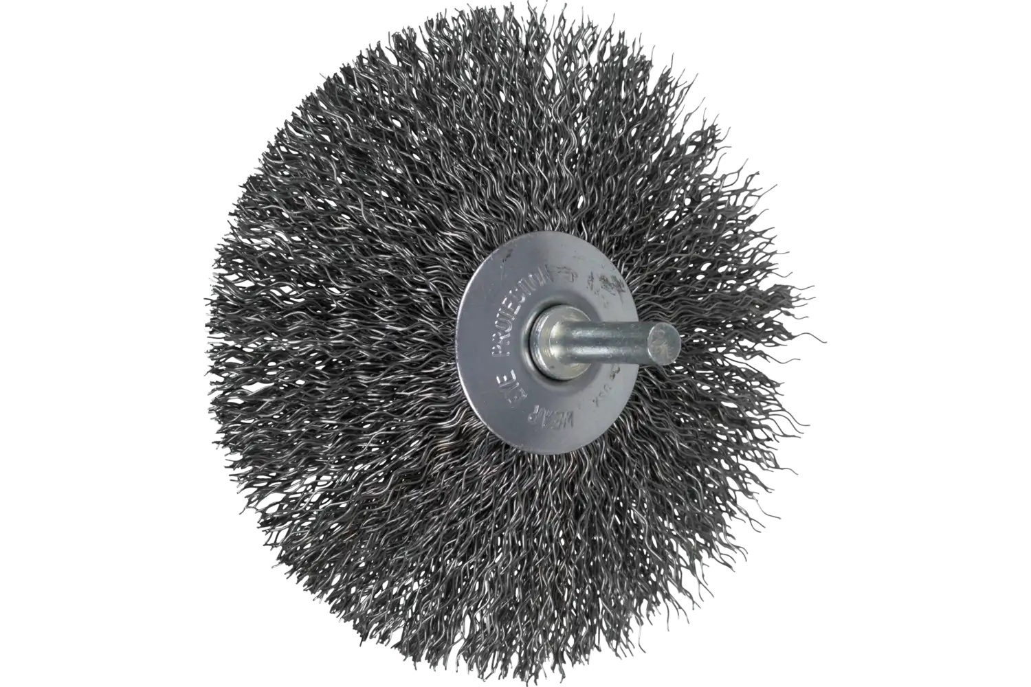 Picture of Pferd Mounted Flared Cup Brush 4" Dia. .014 Carbon Steel 1/4" Shank